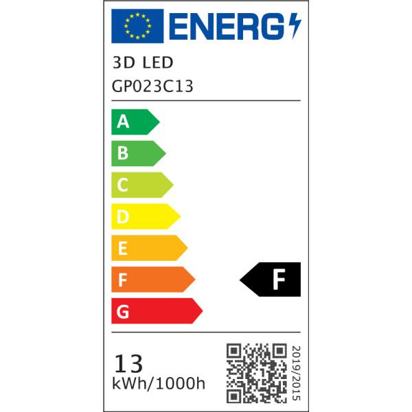 3D LED Eco pirn E27 13W - Image 2