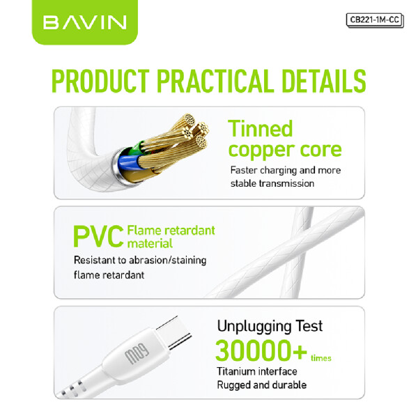 Bavin kaabel 60W 1m CB221 CB221-1M-CC - Image 4